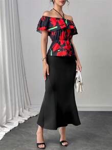 Modelyn Women Two Pieces Outfits For Daily Wear - Black - View 4