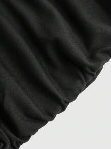 ROMWE Grunge Punk 性感千禧十字吊坠女式系带迷你连衣裙