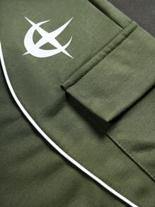 PAVTROS Bộ áo phông và quần short màu sắc thường ngày cho nam, Mùa hè, Bộ quần short nam, Bộ quần short nam Bộ áo phông nam Phối đồ - Nhiều màu - Xem 5