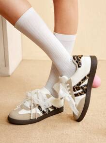 CUCCOO EASI Brown Chunky Trainers For Women, 2024 Spring & Autumn Thick Sole Elevator Casual Sneakers - Multicolor - View 4