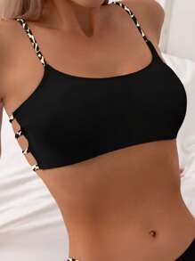 Swim SXY Women 2-Piece Swimsuit Set With Leopard Print, Spring Break 2025 For Summer Beach Vacation - Multicolor - View 4