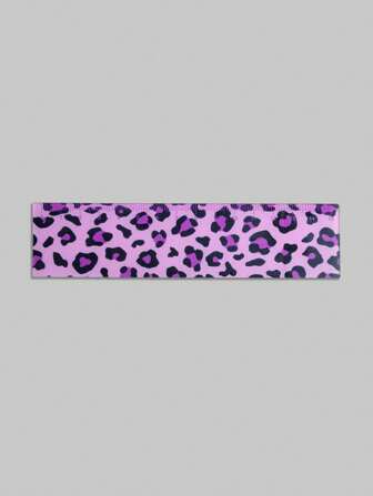 Grunge Punk Artículo n.º: 1310375, Regla con escala de medición y diseño de estampado de leopardo de dibujos animados, útiles escolares para volver a la escuela