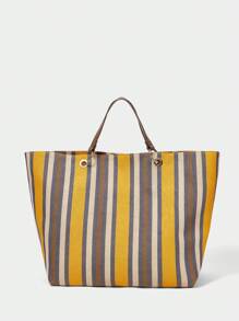 SHECARRY Women Casual Tote Bag, Simple And Fashionable For Daily Use - Multicolor - View 1