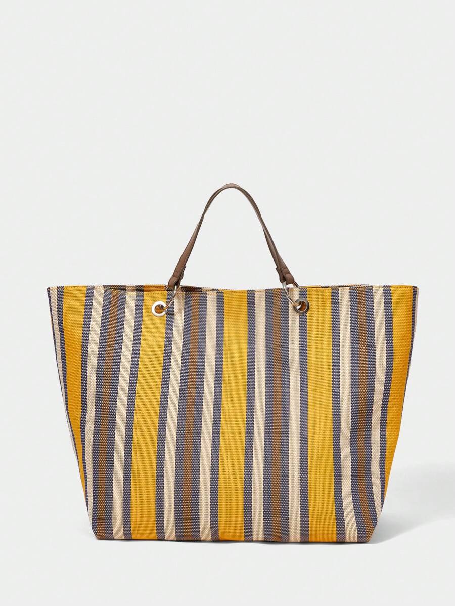 SHECARRY Women Casual Tote Bag, Simple And Fashionable For Daily Use - Multicolor - View 1