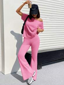 SHEIN EZwear Conjuntos de dos piezas para mujer para uso diario