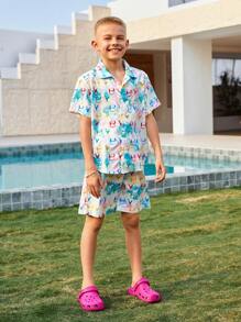 Tween Boys Sets Summerholiday,Summer,Travel,Getaway - Multicolor - View 4