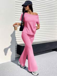 SHEIN EZwear Conjuntos de dos piezas para mujer para uso diario