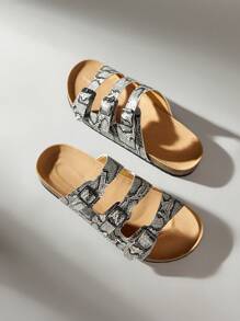 Solecia Women's Fashion Apricot Casual Flat Sandals - White - View 6