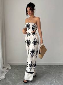 Elenzga Women Two Pieces Outfits For Daily Wear - Multicolor - View 3