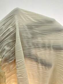 Coolane Women's Spring/Summer Date Night Concert Streetwear Textured Pleated Ruffle Blouses - Apricot - View 7