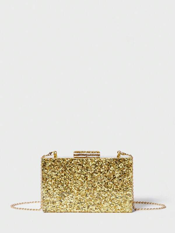 SHECARRY Doamnelor,Doamne clutch-uri, Genți de seară, La modă, de lux, Blingbling, auriu, pentru bal, club, întâlnire, zi de naștere, seară, întâlnire noapte, bal