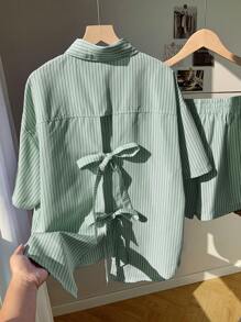 Comfortcana Women Two Pieces Outfits For Daily Wear - Green - View 4