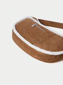 SHECARRY 女士斜挎包、豹纹、图案印花、秋/夏/冬、学院风、学校风、假日风、街头风、运动风、过夜风、Y2K、未来风、朋克风、流行动物风、学生风