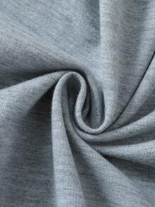 青少年男童休闲宽松阔腿针织运动户外裤 - 灰色 - 查看 3