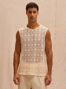 Musero Textured Loose Fit Streetstyle Tank Top Spring Summer Easter Vacation