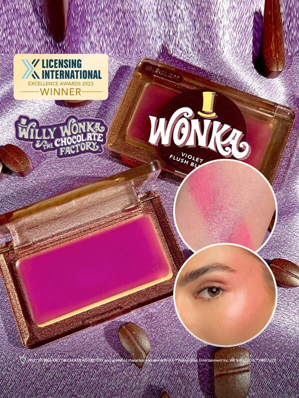 Willy wonka | SHEGLAM Violet Flush Blush Christmas Gift Pink Purple Blush Graduation Birthday Holiday Summer Fall Autumn Y2K Fancy Fashion Women Makeup Cosmetic Party Beach Travel Camping Outdoors School Campus Trip Festivals Decor Gift Present Rose Girl Cosplay Best Color Charm Vibe