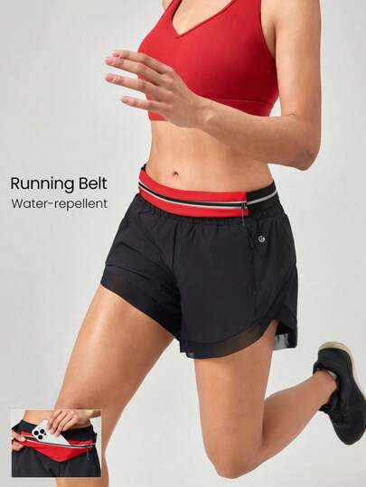 GLOWMODE Break A Sweat Snabbtorkande Lätt justerbart bälte Reflekterande löpbältesväska