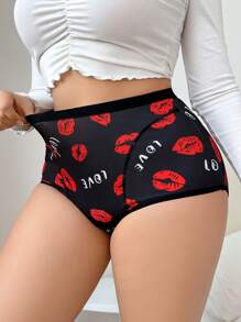 Plus Size Simple & Fashionable Underwear, Suitable For Summer