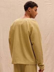 Musero Boxy Fit V Neck Textured Button Through Coat Spring Summer Streetstyle Holiday Vacation