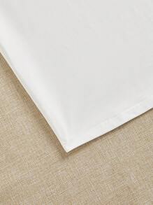 SHEIN EZwear 女式中长款无袖低胸V领连衣裙 - 白色 - 查看 4