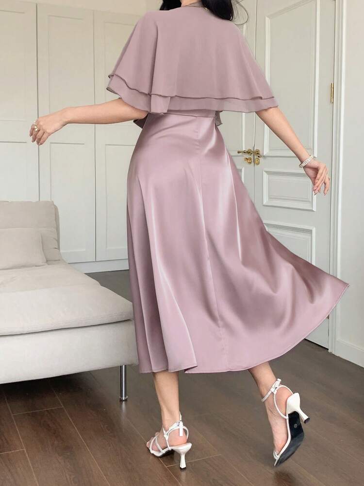New Summer Music Festival Elegant Lady Midi A-Line Dress