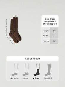 GLOWMODE 2 Pairs Cozy Cotton-Blend Slouch Daily Support Socks Gym - Cinnamoninspiration - View 7