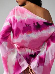 MISSGUIDED Set due pezzi coordinato con top fluido stampato e minigonna