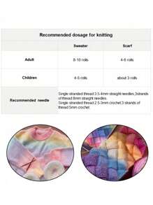 50g/Cuộn Sợi len Mohair nhuộm tay mềm mại đan móc thủ công dùng cho khăn quàng cổ, mũ, 100% tự nhiên, đồ dùng đan lát DIY, thủ công mùa đông, phụ kiện quần áo - Nhiều màu - Xem 8