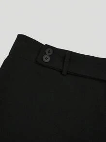 Sweetra Plus Size Fashionable Casual Skinny Flare Pants, Suitable For Commuting, Summer