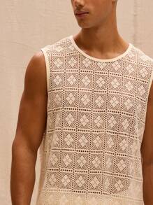 Musero Textured Loose Fit Streetstyle Tank Top Spring Summer Easter Vacation