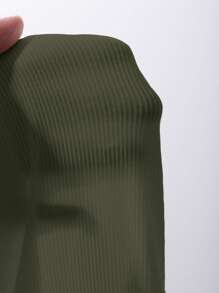 DAZY Camiseta de tirantes ajustada de unicolor con cuello redondo, casual y versátil para mujer