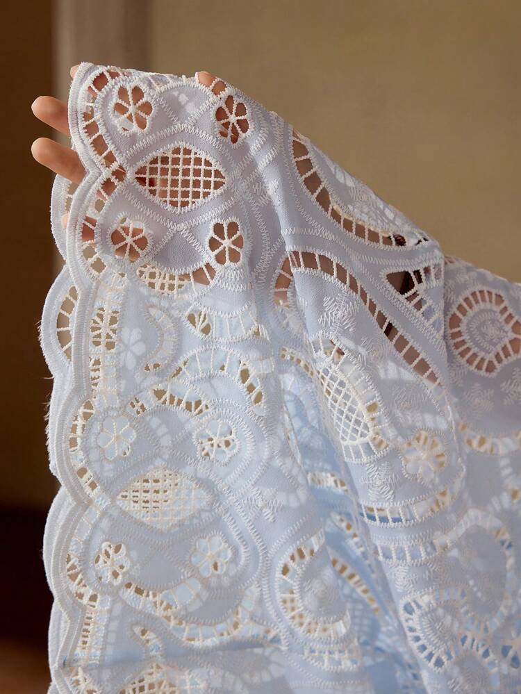 SHEER BUTTON UP BLOUSE