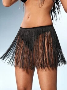 Swim EVENT Women's Swimsuit Bottom With Tassels, Fashion For Summer