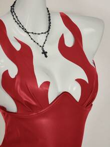 SHEIN ICON Top tubo de estilo occidental versátil con decoración de flecos y textura de tela