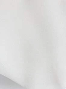 SHEIN Clasi Blusa elegante in stile francese da donna con decorazioni in perle, per l'estate