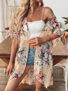 Breezaya Giacca corta in rete da donna, stile minimalista adatta per l'estate