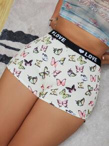 Bare Chapter Calzoncillos tipo bóxer con estampado de mariposa, talla grande, cómodos - Multicolor - Ver 5
