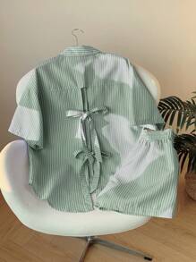 Comfortcana Women Two Pieces Outfits For Daily Wear - Green - View 5