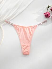 MidnightGlam 7pcs/Set Silver Color Waistband Women Comfortable & Sexy G-String Panties, Multi-Color, Lingerie For Women,Sexy,Valentine's Day,Wedding - Multicolor - View 6