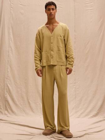 SHEIN X Scheana Musero Tailored Textured Straight Leg Trousers Only Spring Summer Streetstyle Holiday Vacation