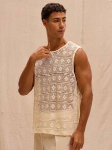 Musero Textured Loose Fit Streetstyle Tank Top Spring Summer Easter Vacation