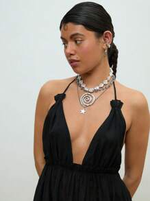 COUREZ Baby Doll Dress /Summer Outfits For Women /Summer Dresses Going Out Outfits Casual /Y2K Vacation Holiday Vintage - White - View 7