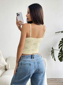 SHEIN EZwear Camiseta de tirantes top exterior de talla grande en negro para mujer, primavera/verano