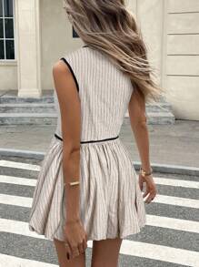 SHEIN Frenchy Women Two Pieces Outfits For Daily Wear Summer Casual - Apricot - View 2