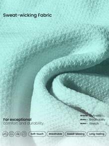 GLOWMODE 3 Pairs Socks Walk A Mile Soft Ventilated Mesh Grip Studio Workout Daily Gym - Mist Green - View 6