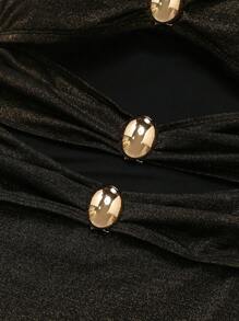 Swim Oasis 加大码黑色两件套时尚镂空性感女式泳衣和裙装 - 彩色 - 查看 10