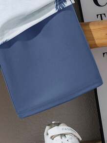 SHEIN Leap Crew 2 Pezzi Set di Maglietta a Girocollo a Maniche Corte e Pantaloncini con Stampa di Palme per Ragazzo Tween, Adatto per Estate Casual, Uscite, Scuola, Abbinabile e Versatile - blu polveroso - Visualizzare 3