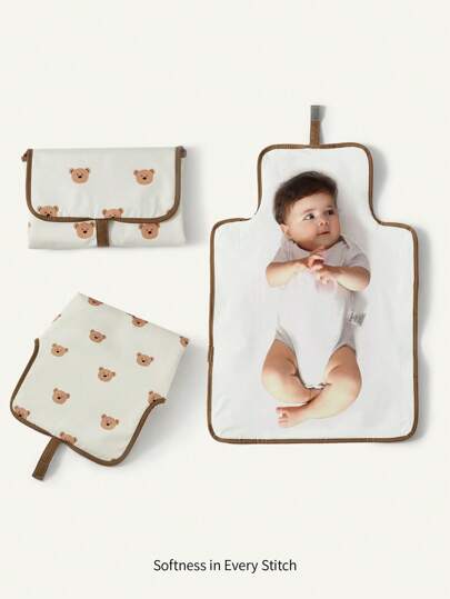Cozy Pixies Almohadilla impermeable a prueba de fugas para bebés, portátil y conveniente para uso en exteriores, se puede guardar en la bolsa de mamá