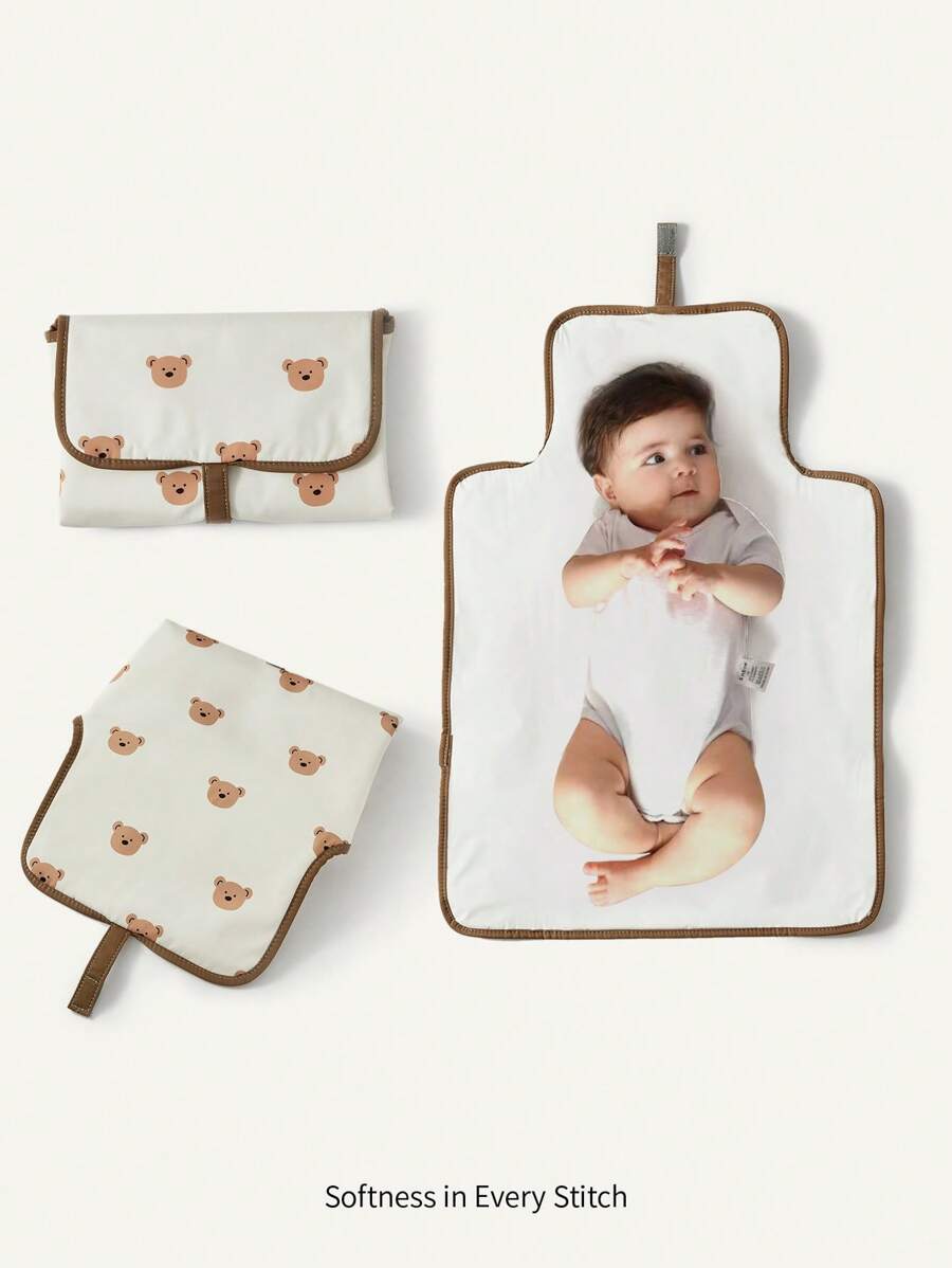 Cozy Pixies Almohadilla impermeable a prueba de fugas para bebés, portátil y conveniente para uso en exteriores, se puede guardar en la bolsa de mamá