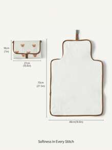 Cozy Pixies Almohadilla impermeable a prueba de fugas para bebés, portátil y conveniente para uso en exteriores, se puede guardar en la bolsa de mamá